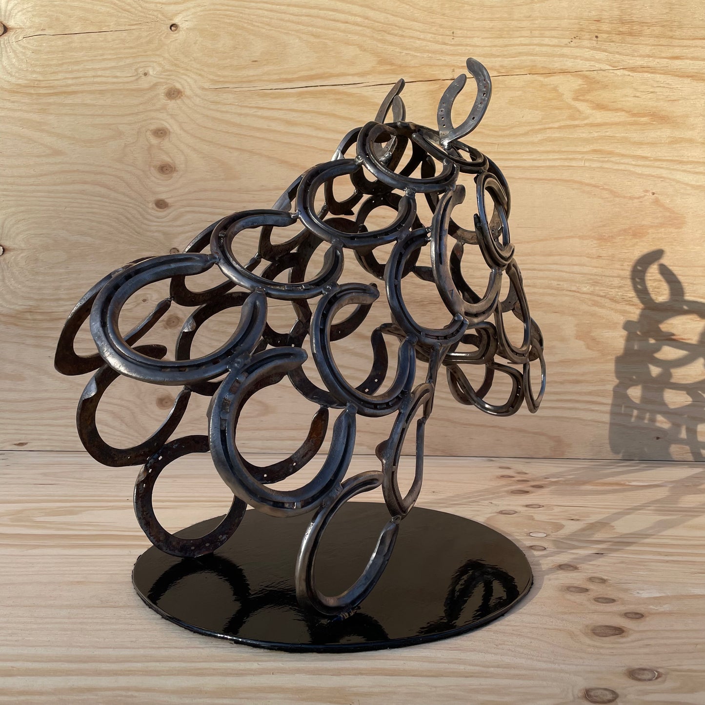Horse Head - Ears forward on Metal