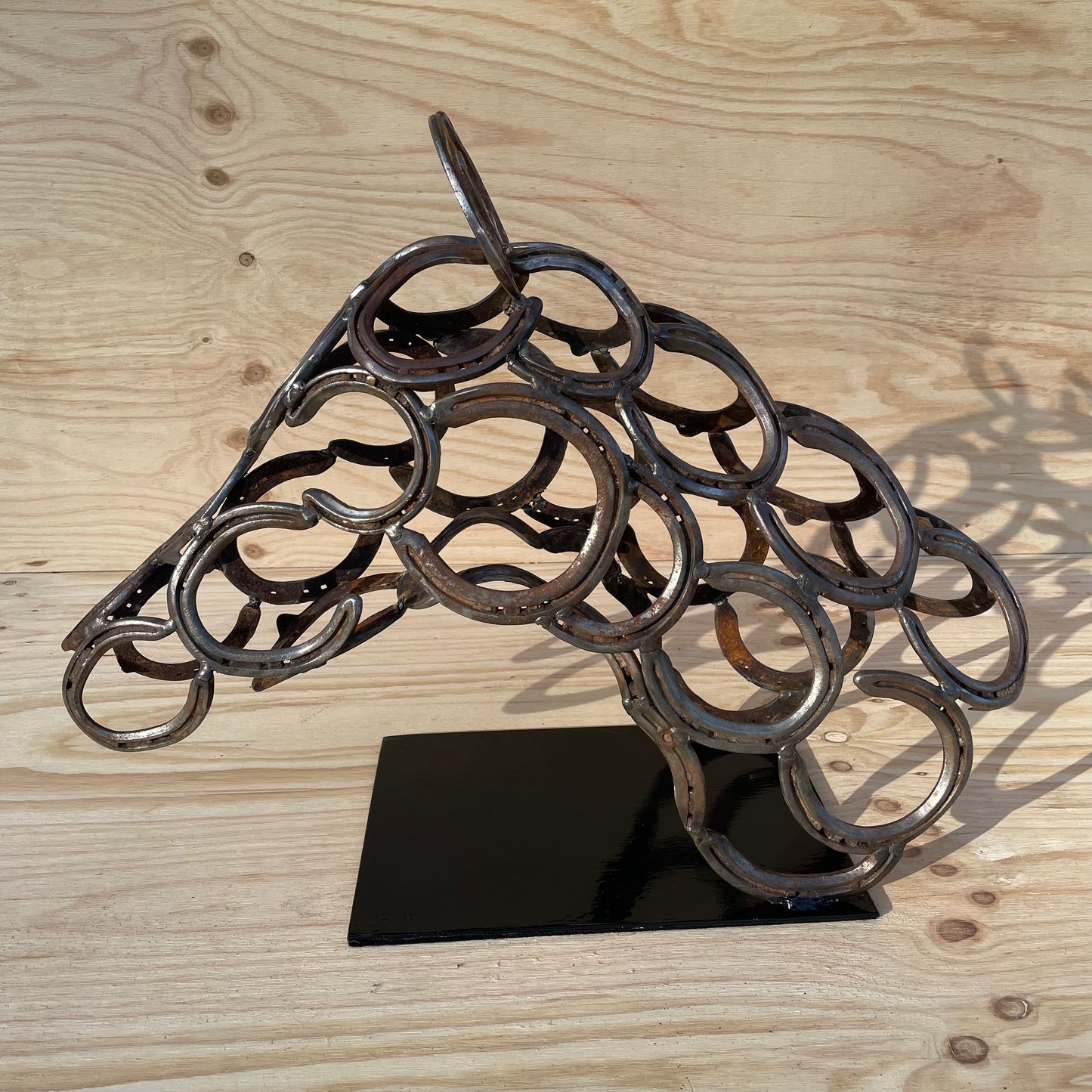 Horse Head - Rustic on metal