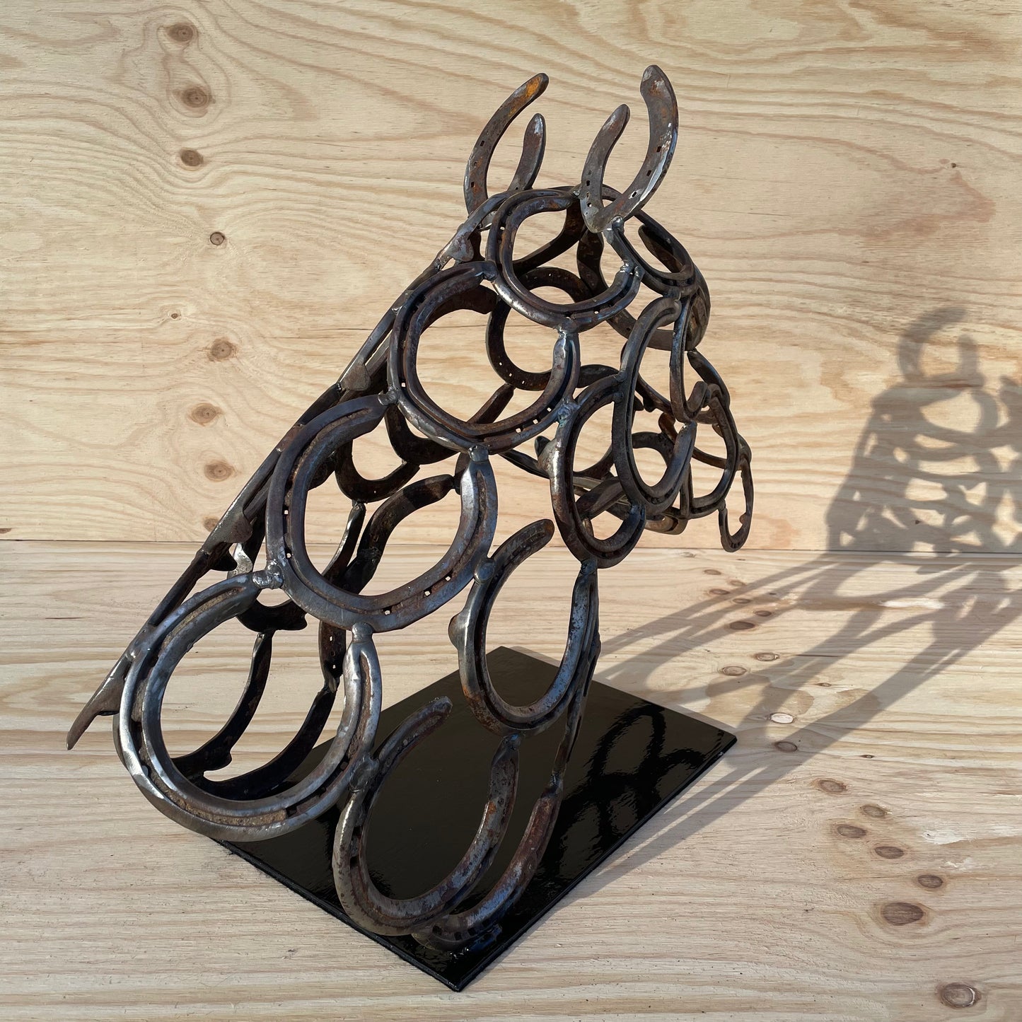 Horse Head - Rustic on metal