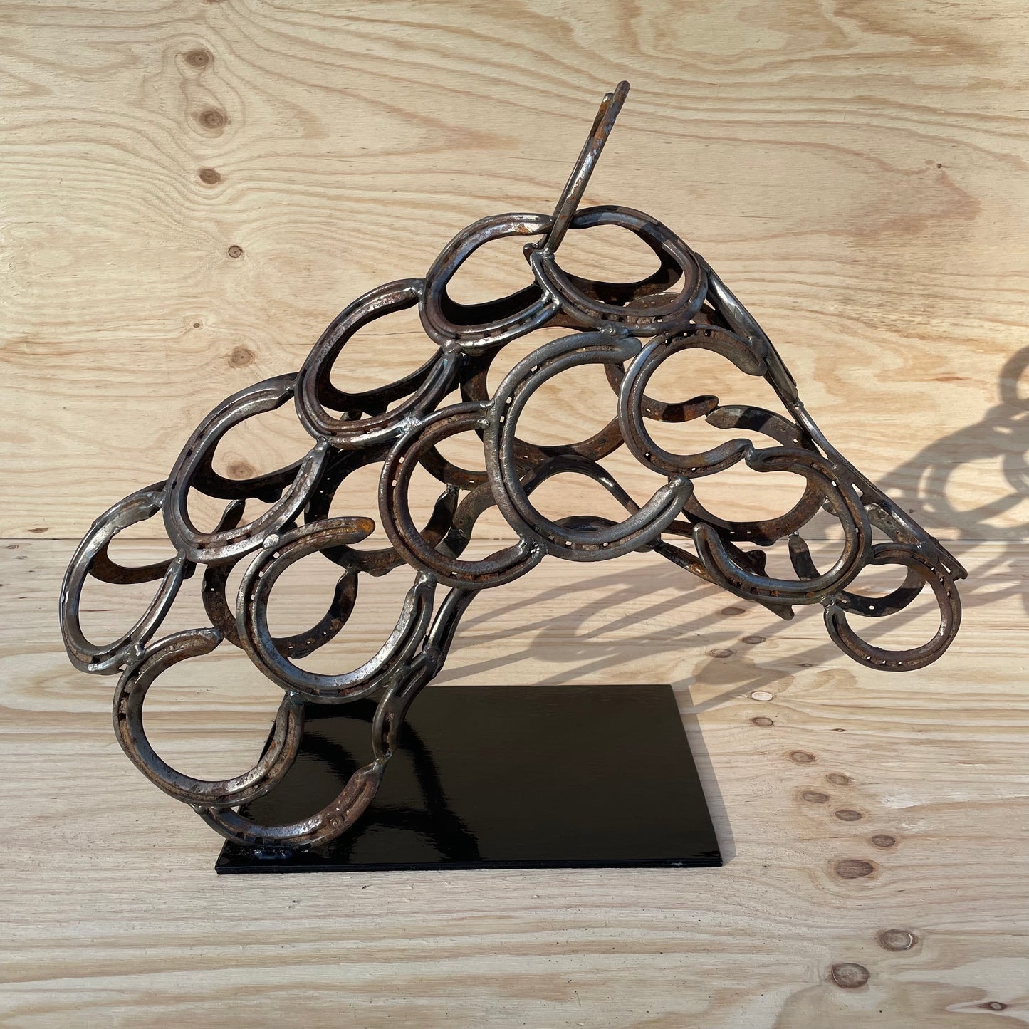 Horse Head - Rustic on metal