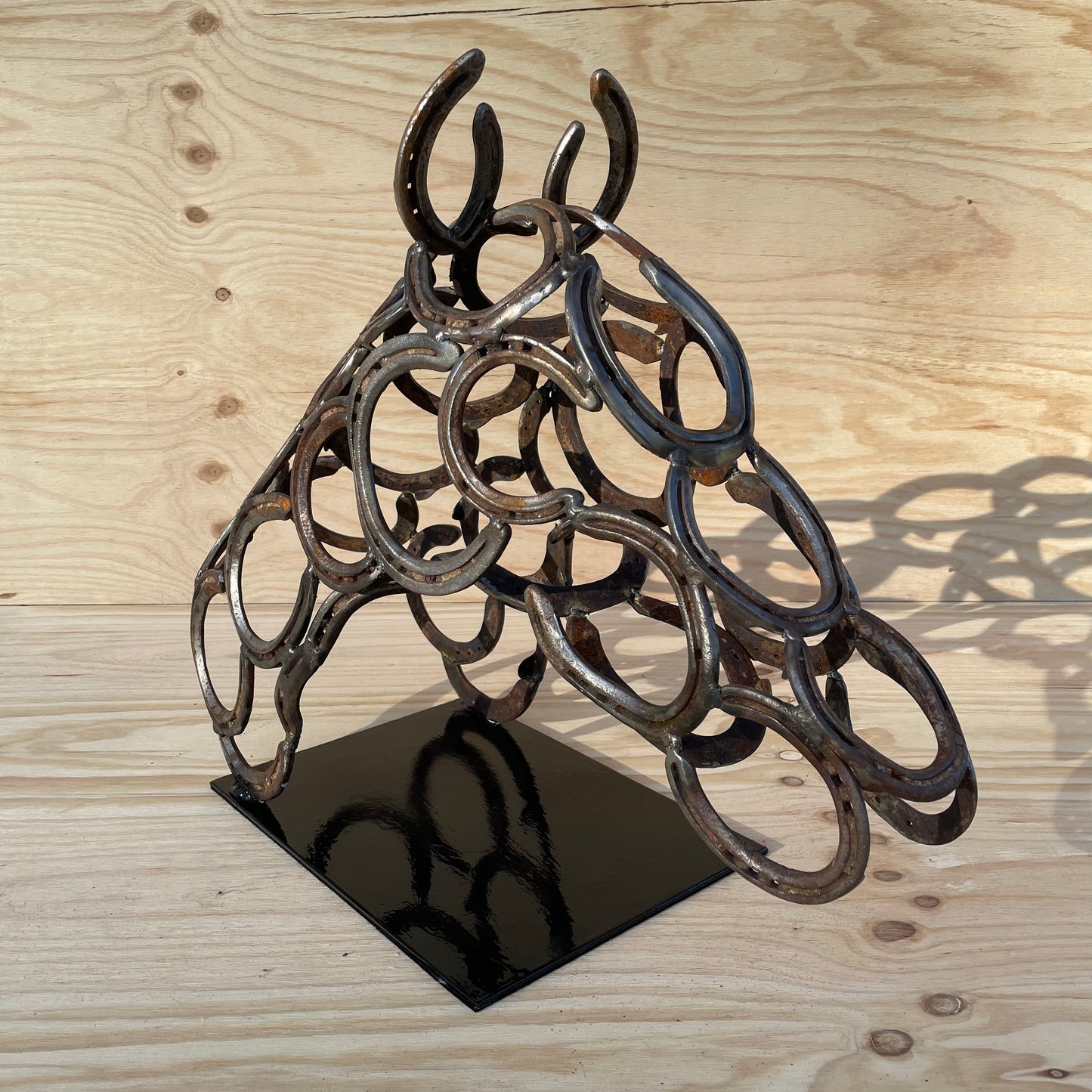Horse Head - Rustic on metal