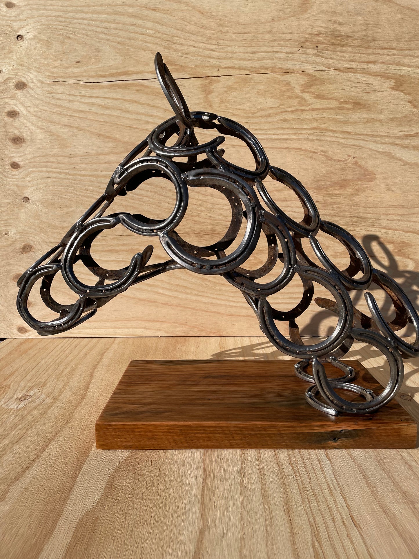 Horse Head - Thoroughbred on timber