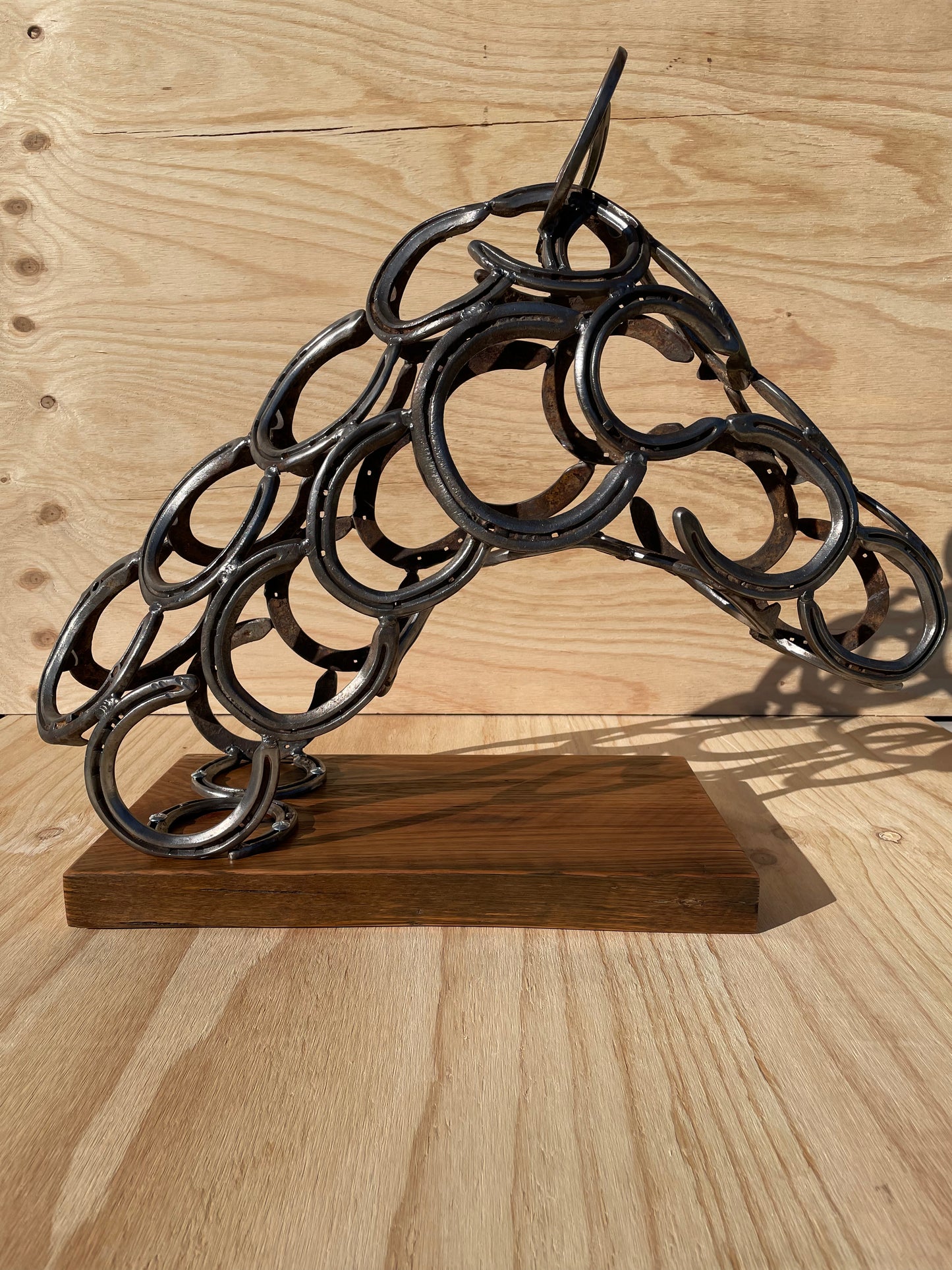 Horse Head - Thoroughbred on timber