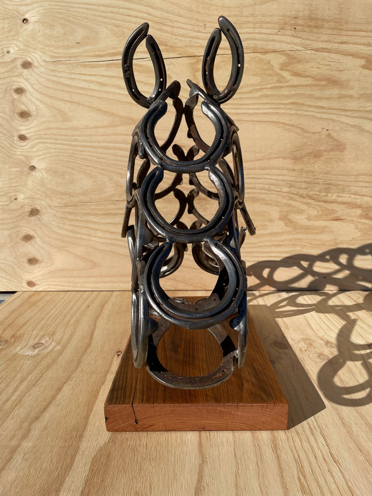 Horse Head - Thoroughbred on timber