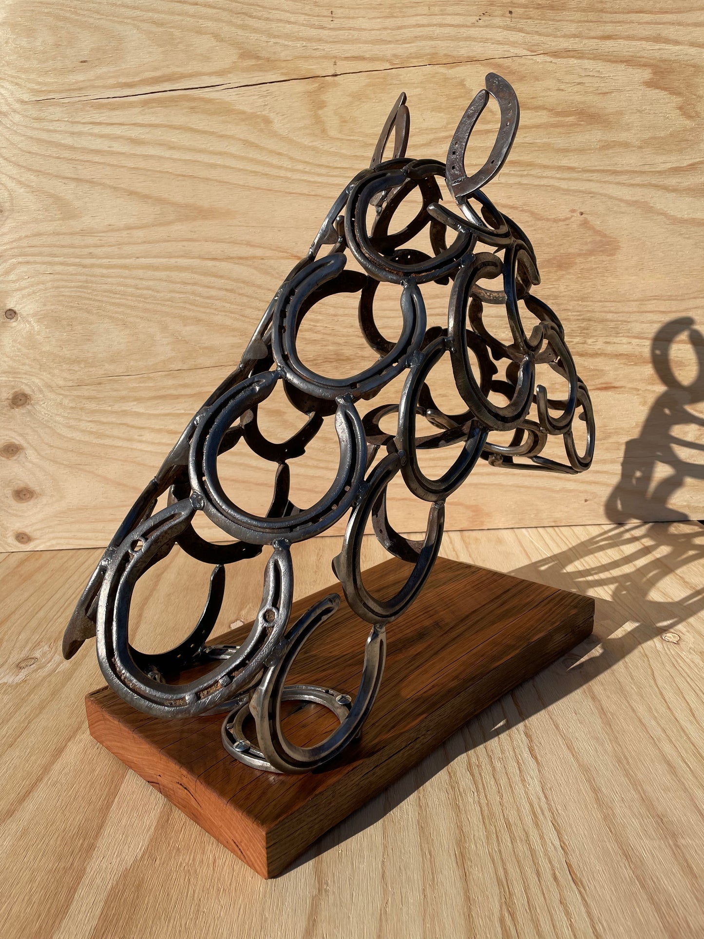 Horse Head - Thoroughbred on timber