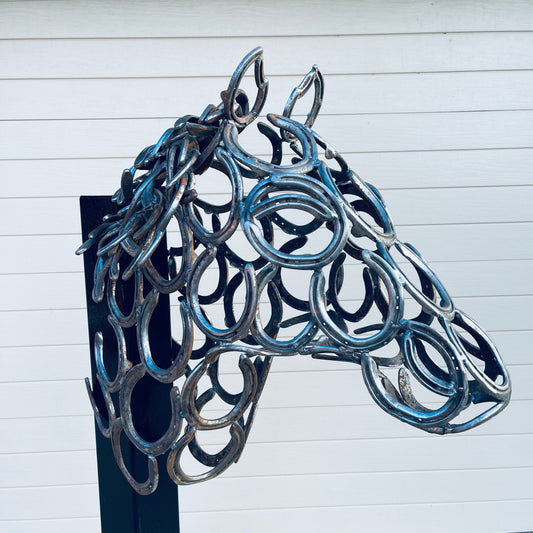 Horse Head - Entrance piece on post mount